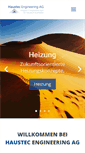 Mobile Screenshot of haustec.ch